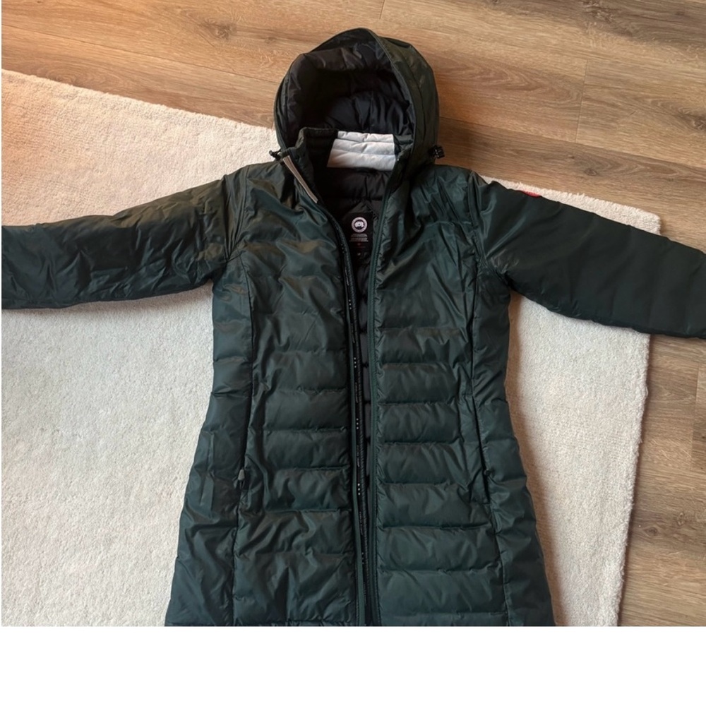 Canada Goose Women's Hooded Puffer Jacket - Green